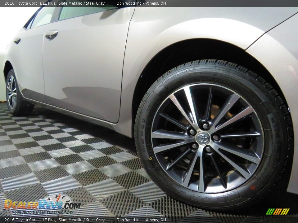 2016 Toyota Corolla LE Plus Slate Metallic / Steel Gray Photo #3
