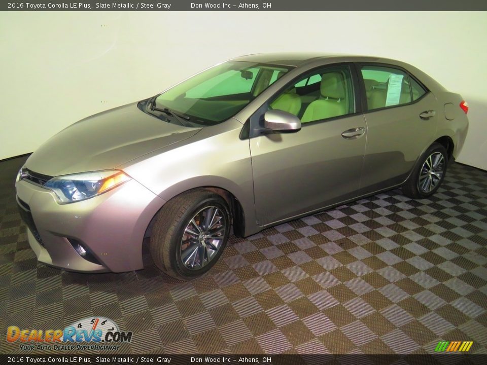 2016 Toyota Corolla LE Plus Slate Metallic / Steel Gray Photo #7