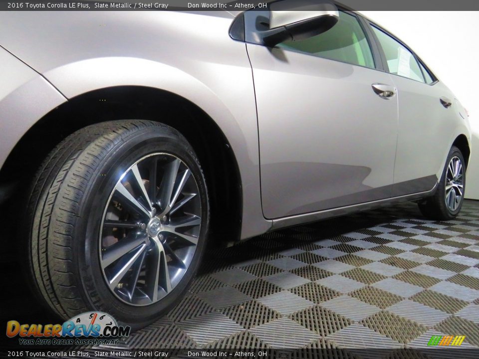 2016 Toyota Corolla LE Plus Slate Metallic / Steel Gray Photo #8