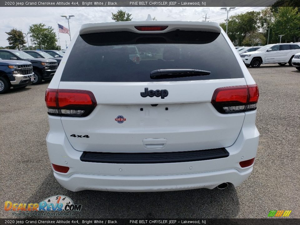2020 Jeep Grand Cherokee Altitude 4x4 Bright White / Black Photo #5