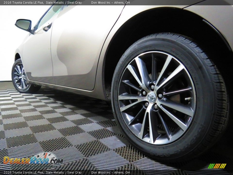 2016 Toyota Corolla LE Plus Slate Metallic / Steel Gray Photo #10