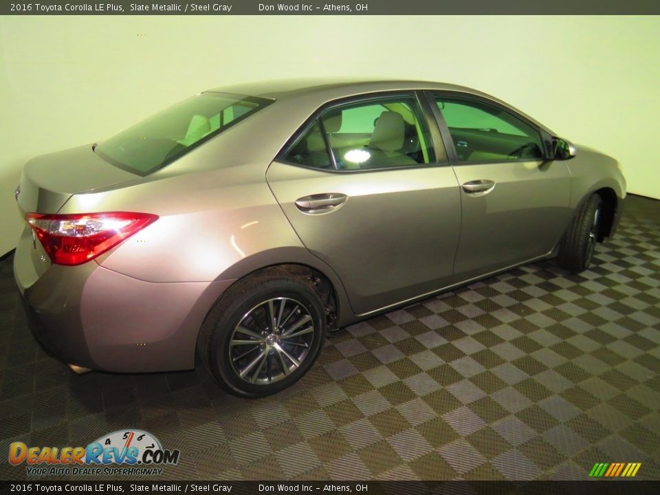 2016 Toyota Corolla LE Plus Slate Metallic / Steel Gray Photo #14