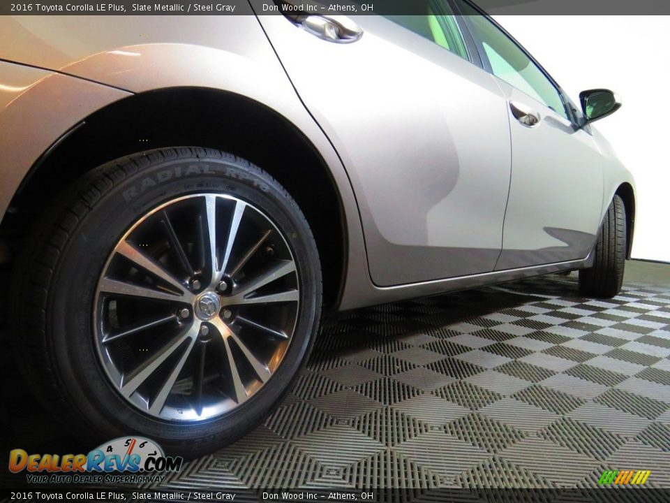 2016 Toyota Corolla LE Plus Slate Metallic / Steel Gray Photo #15