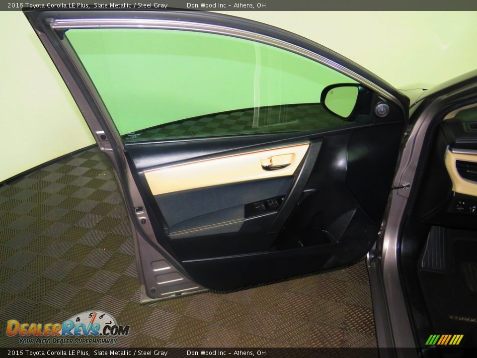 2016 Toyota Corolla LE Plus Slate Metallic / Steel Gray Photo #16