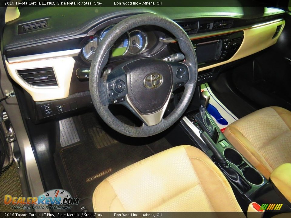 2016 Toyota Corolla LE Plus Slate Metallic / Steel Gray Photo #18
