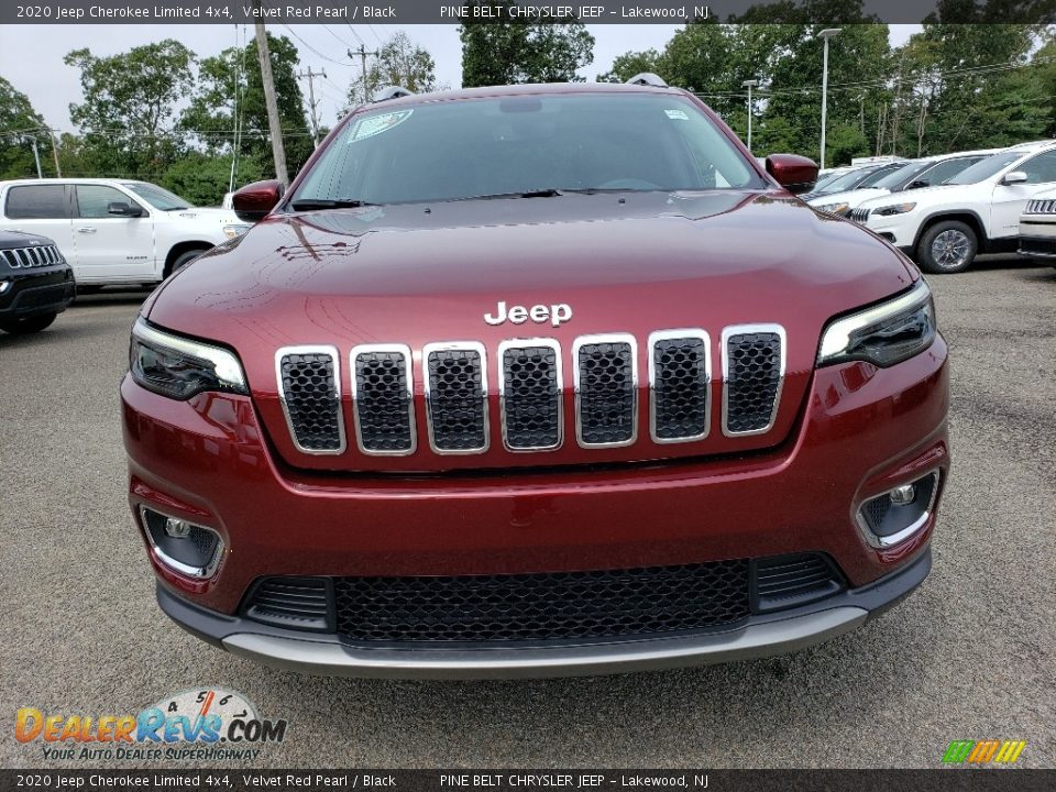 2020 Jeep Cherokee Limited 4x4 Velvet Red Pearl / Black Photo #2