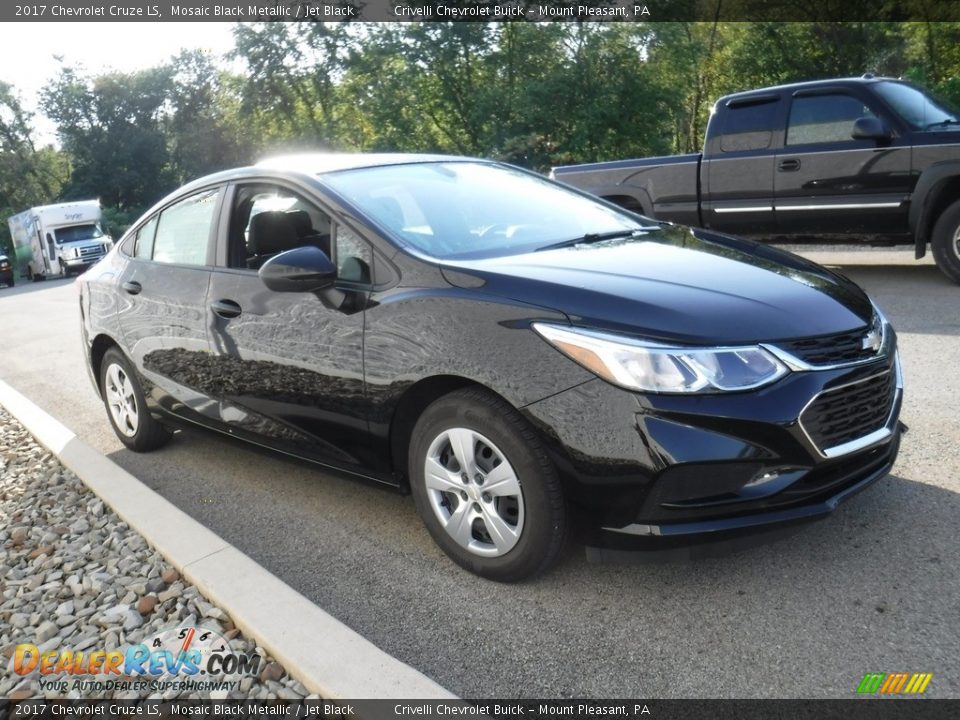 2017 Chevrolet Cruze LS Mosaic Black Metallic / Jet Black Photo #5