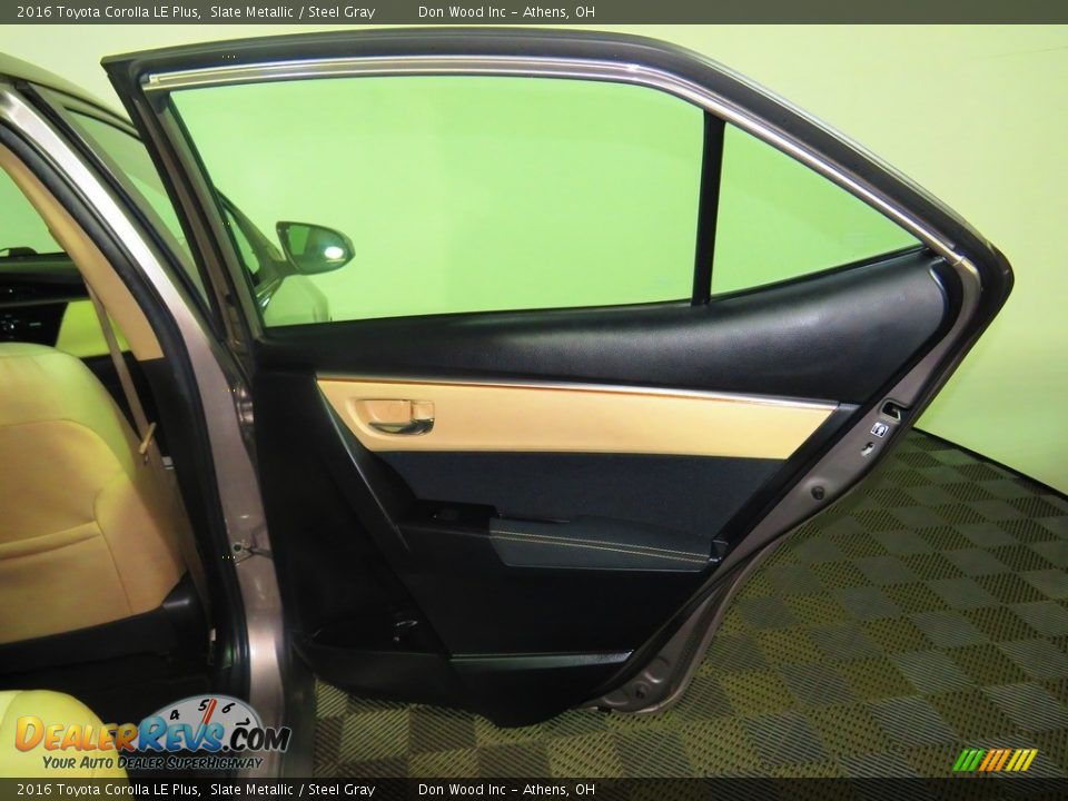 2016 Toyota Corolla LE Plus Slate Metallic / Steel Gray Photo #22