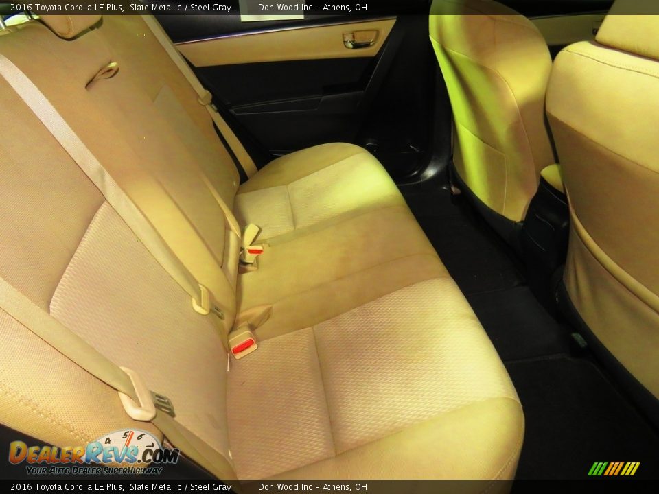 2016 Toyota Corolla LE Plus Slate Metallic / Steel Gray Photo #23