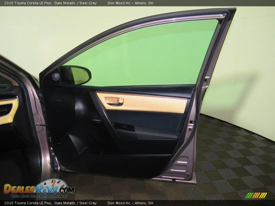 2016 Toyota Corolla LE Plus Slate Metallic / Steel Gray Photo #24