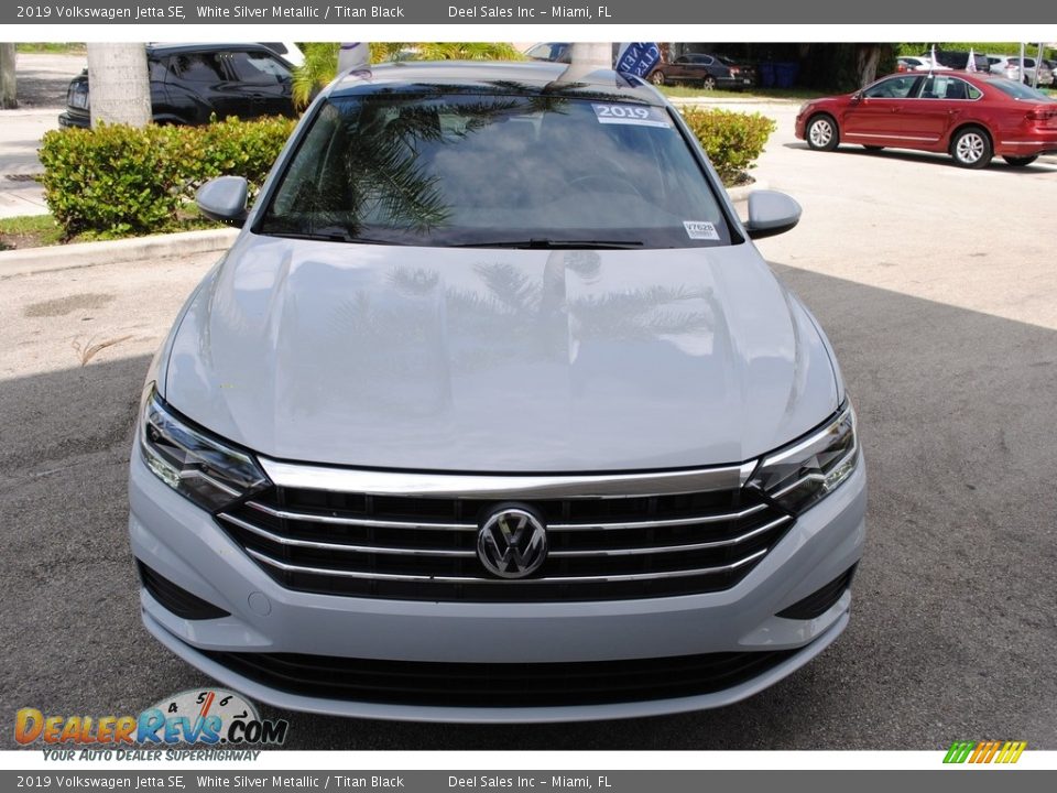 2019 Volkswagen Jetta SE White Silver Metallic / Titan Black Photo #3