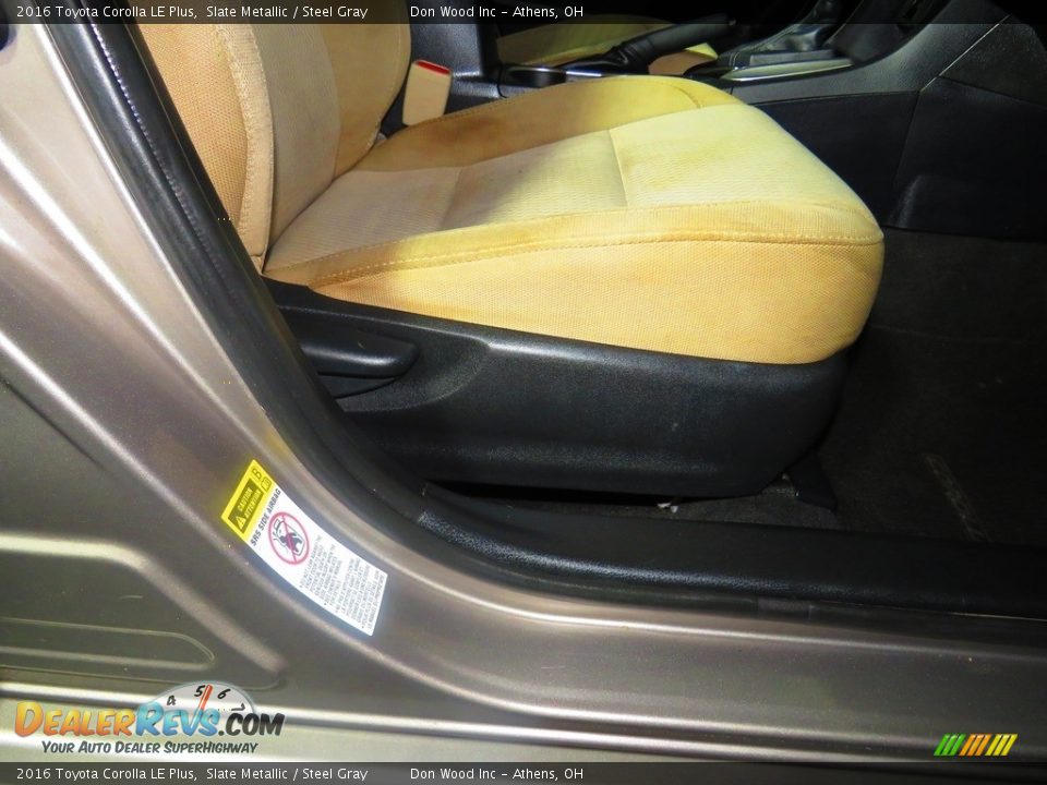 2016 Toyota Corolla LE Plus Slate Metallic / Steel Gray Photo #25