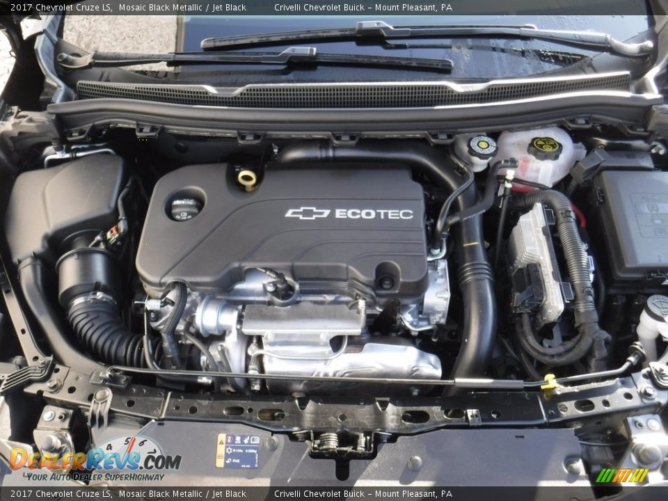 2017 Chevrolet Cruze LS Mosaic Black Metallic / Jet Black Photo #9
