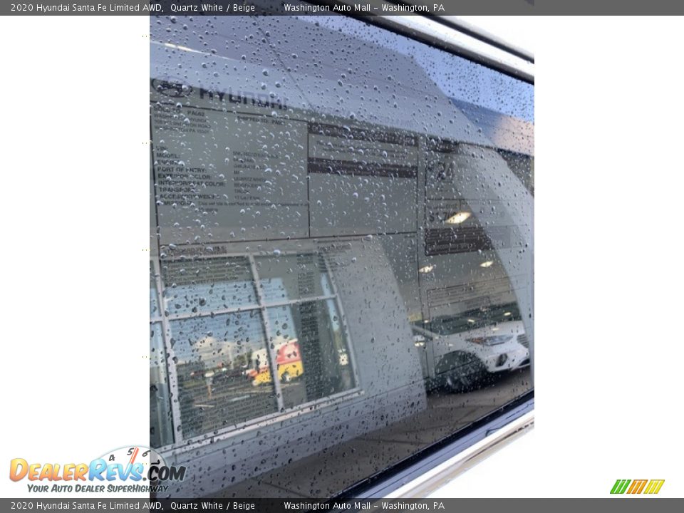 2020 Hyundai Santa Fe Limited AWD Quartz White / Beige Photo #16
