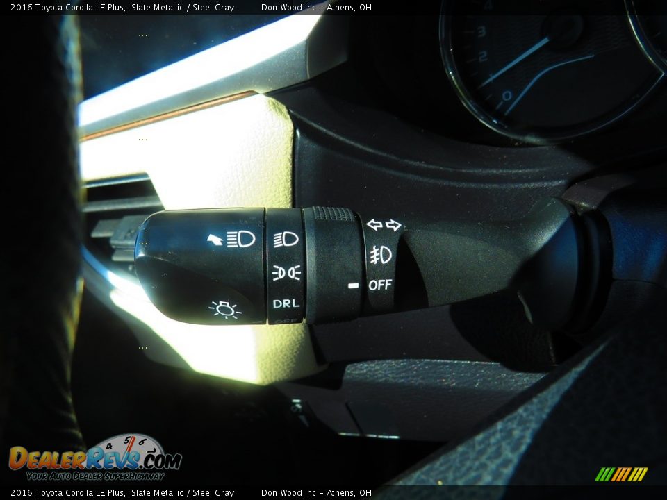 2016 Toyota Corolla LE Plus Slate Metallic / Steel Gray Photo #29