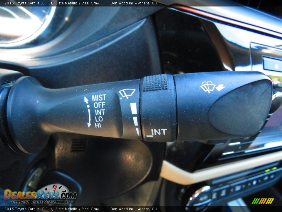2016 Toyota Corolla LE Plus Slate Metallic / Steel Gray Photo #30