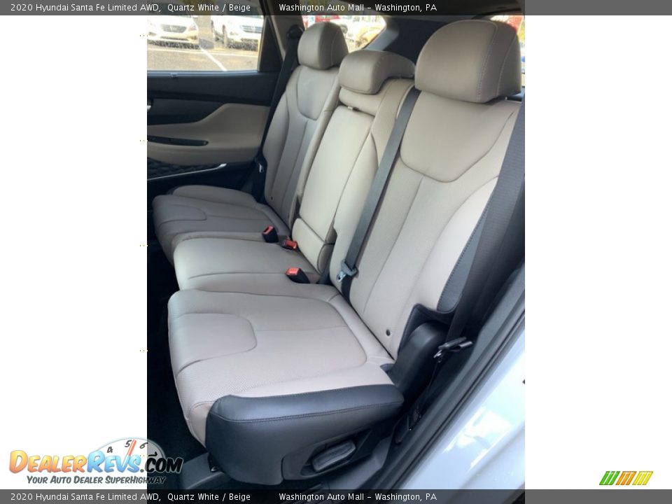 2020 Hyundai Santa Fe Limited AWD Quartz White / Beige Photo #20