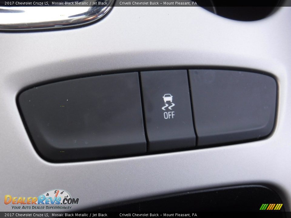2017 Chevrolet Cruze LS Mosaic Black Metallic / Jet Black Photo #16