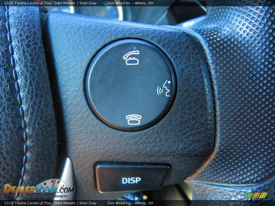 2016 Toyota Corolla LE Plus Slate Metallic / Steel Gray Photo #32