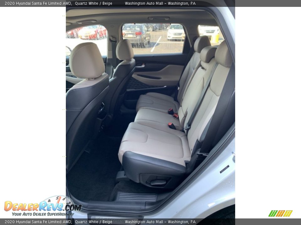 2020 Hyundai Santa Fe Limited AWD Quartz White / Beige Photo #21