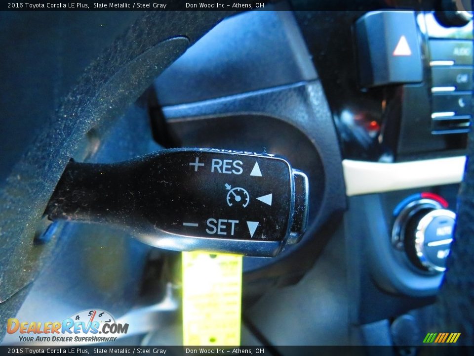 2016 Toyota Corolla LE Plus Slate Metallic / Steel Gray Photo #33