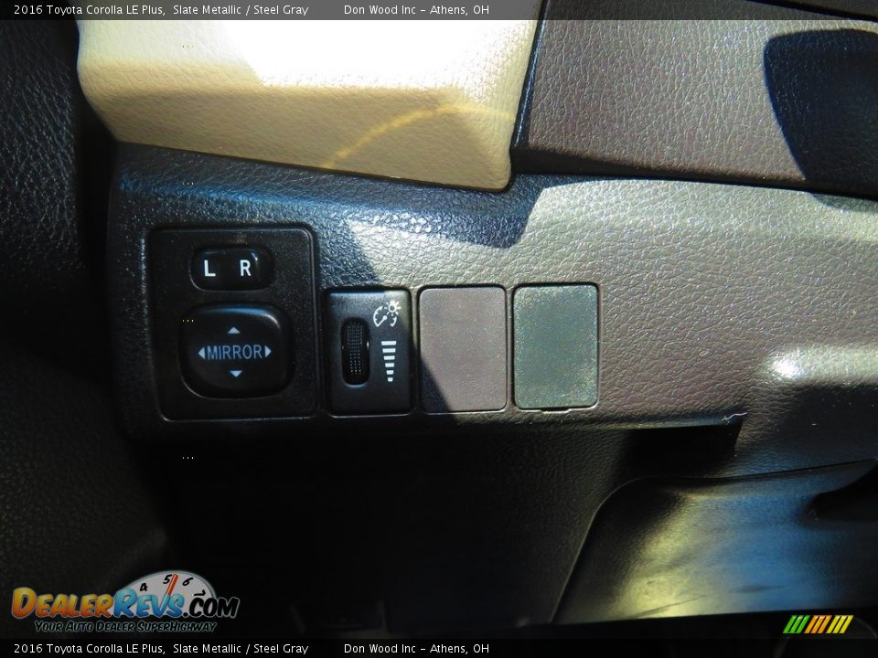 2016 Toyota Corolla LE Plus Slate Metallic / Steel Gray Photo #34