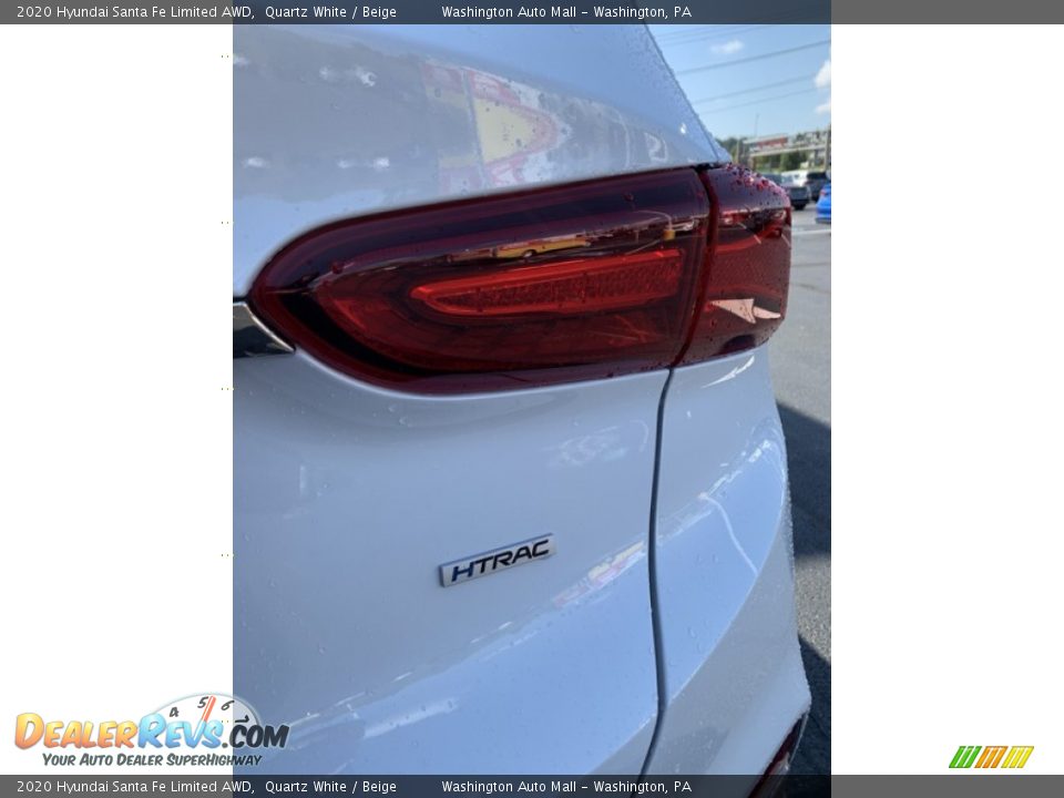 2020 Hyundai Santa Fe Limited AWD Quartz White / Beige Photo #25