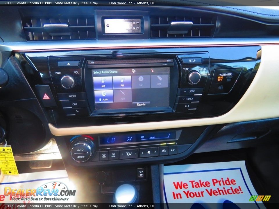 2016 Toyota Corolla LE Plus Slate Metallic / Steel Gray Photo #36