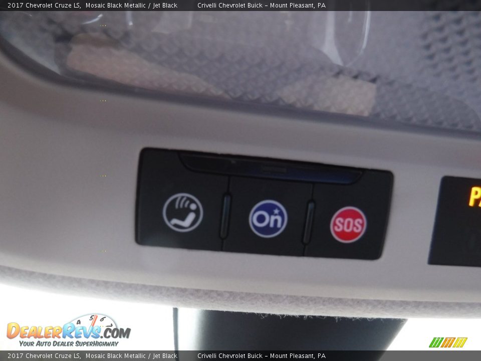 2017 Chevrolet Cruze LS Mosaic Black Metallic / Jet Black Photo #19