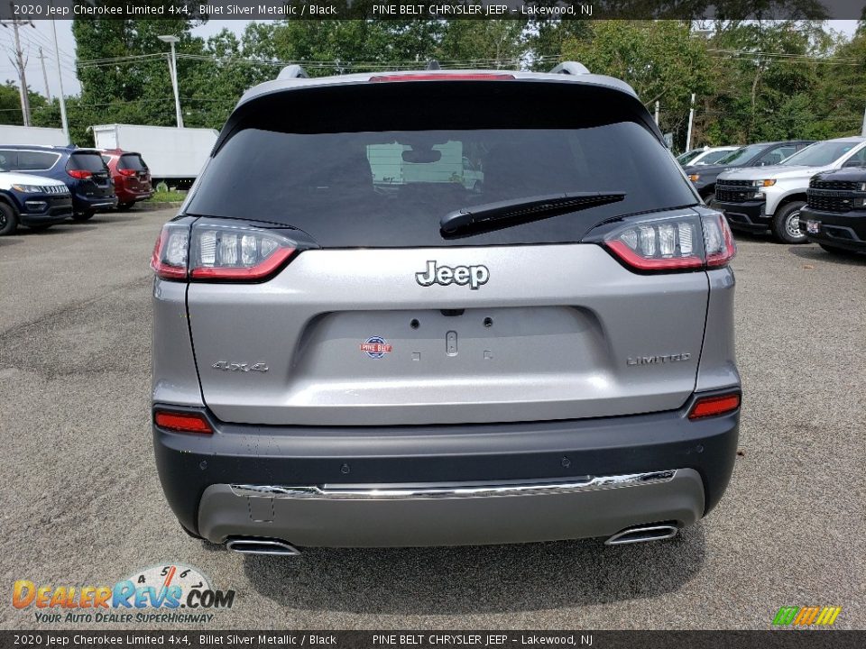 2020 Jeep Cherokee Limited 4x4 Billet Silver Metallic / Black Photo #5