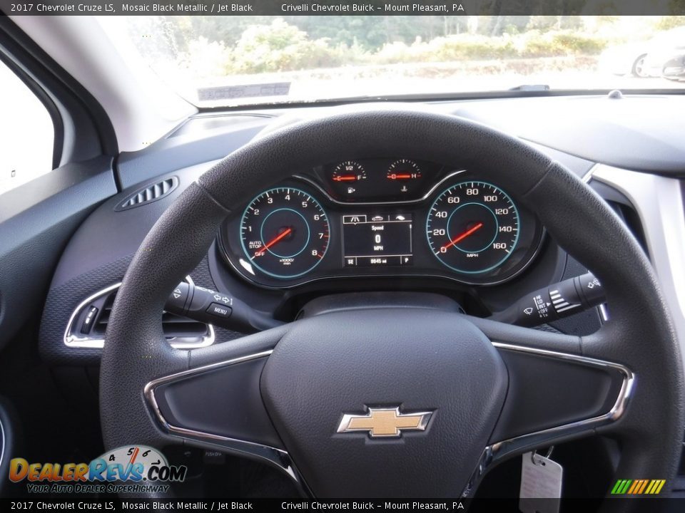 2017 Chevrolet Cruze LS Mosaic Black Metallic / Jet Black Photo #20