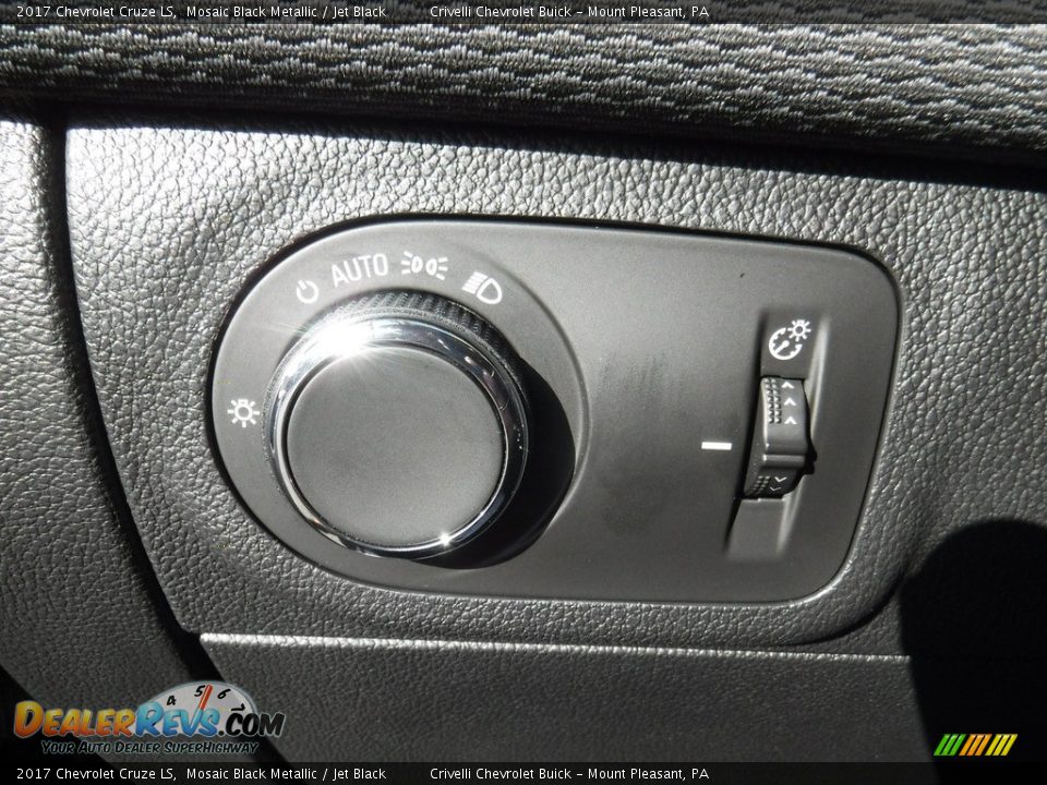 2017 Chevrolet Cruze LS Mosaic Black Metallic / Jet Black Photo #22