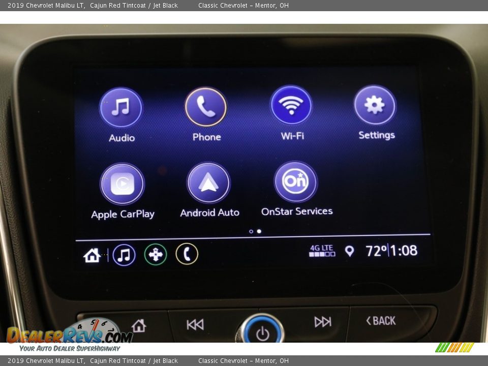 2019 Chevrolet Malibu LT Cajun Red Tintcoat / Jet Black Photo #10