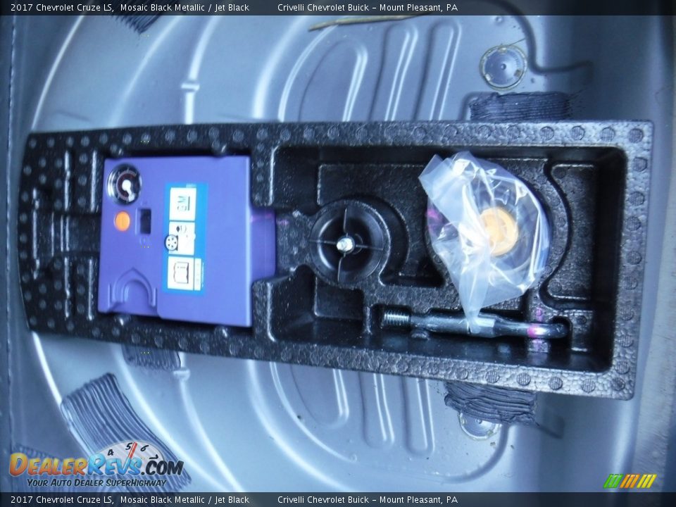 2017 Chevrolet Cruze LS Mosaic Black Metallic / Jet Black Photo #27