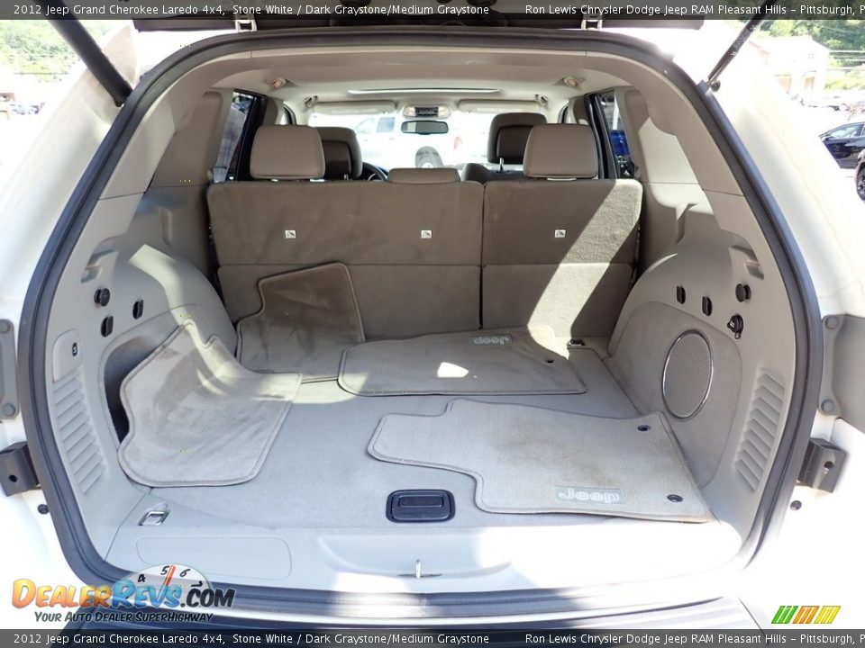 2012 Jeep Grand Cherokee Laredo 4x4 Stone White / Dark Graystone/Medium Graystone Photo #5