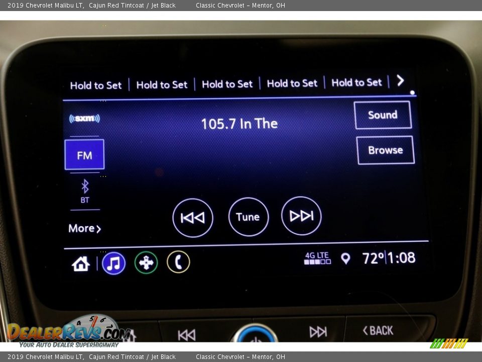 2019 Chevrolet Malibu LT Cajun Red Tintcoat / Jet Black Photo #11