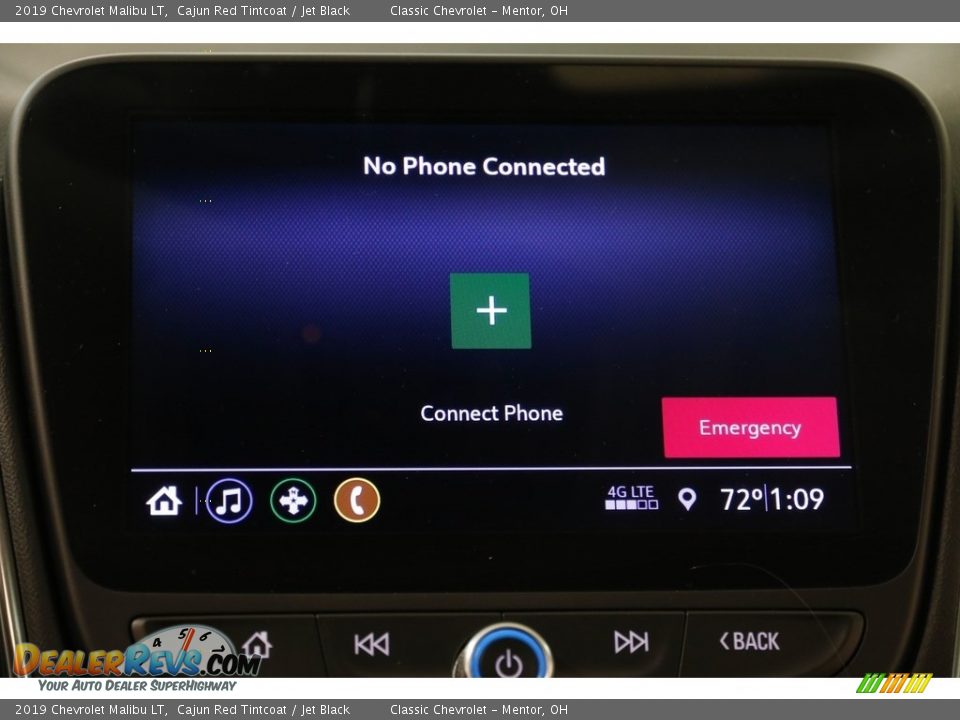 2019 Chevrolet Malibu LT Cajun Red Tintcoat / Jet Black Photo #12