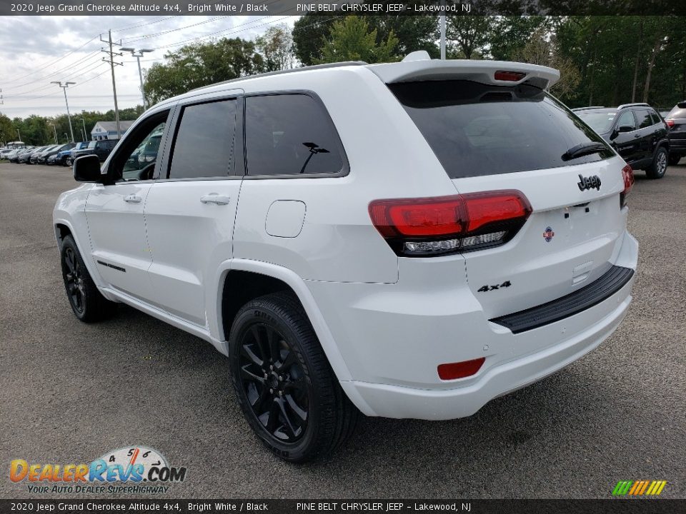 2020 Jeep Grand Cherokee Altitude 4x4 Bright White / Black Photo #4
