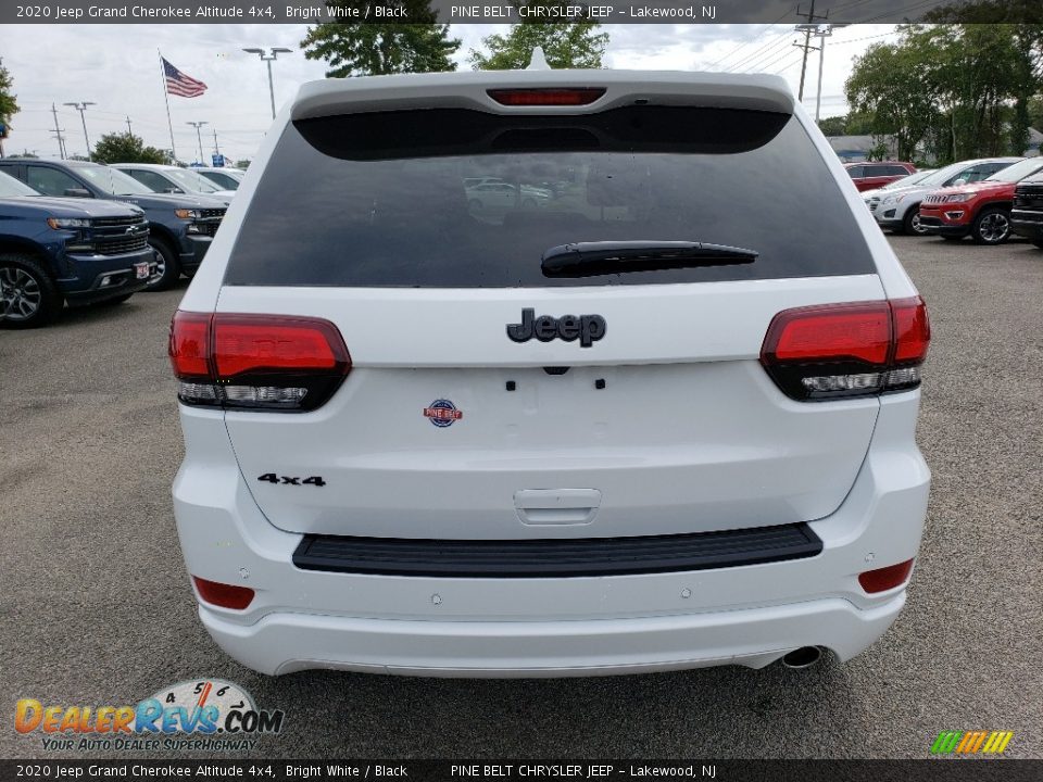 2020 Jeep Grand Cherokee Altitude 4x4 Bright White / Black Photo #5