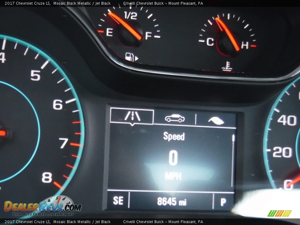 2017 Chevrolet Cruze LS Mosaic Black Metallic / Jet Black Photo #32