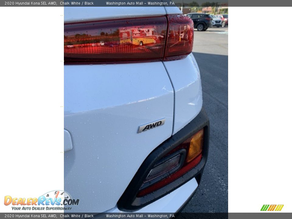 2020 Hyundai Kona SEL AWD Chalk White / Black Photo #22