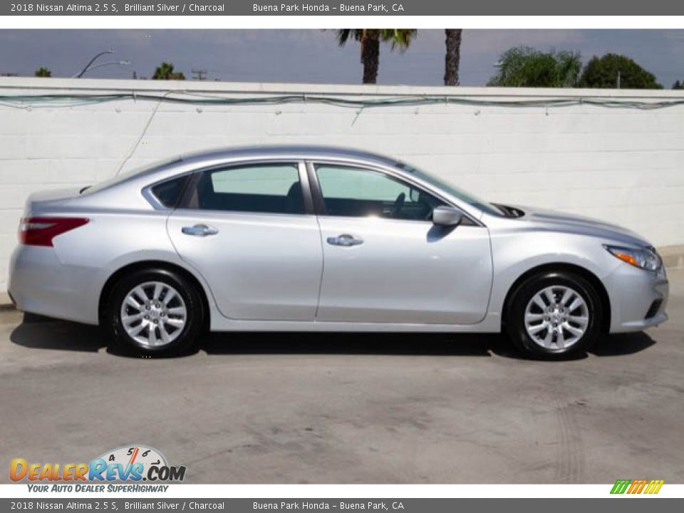 2018 Nissan Altima 2.5 S Brilliant Silver / Charcoal Photo #14