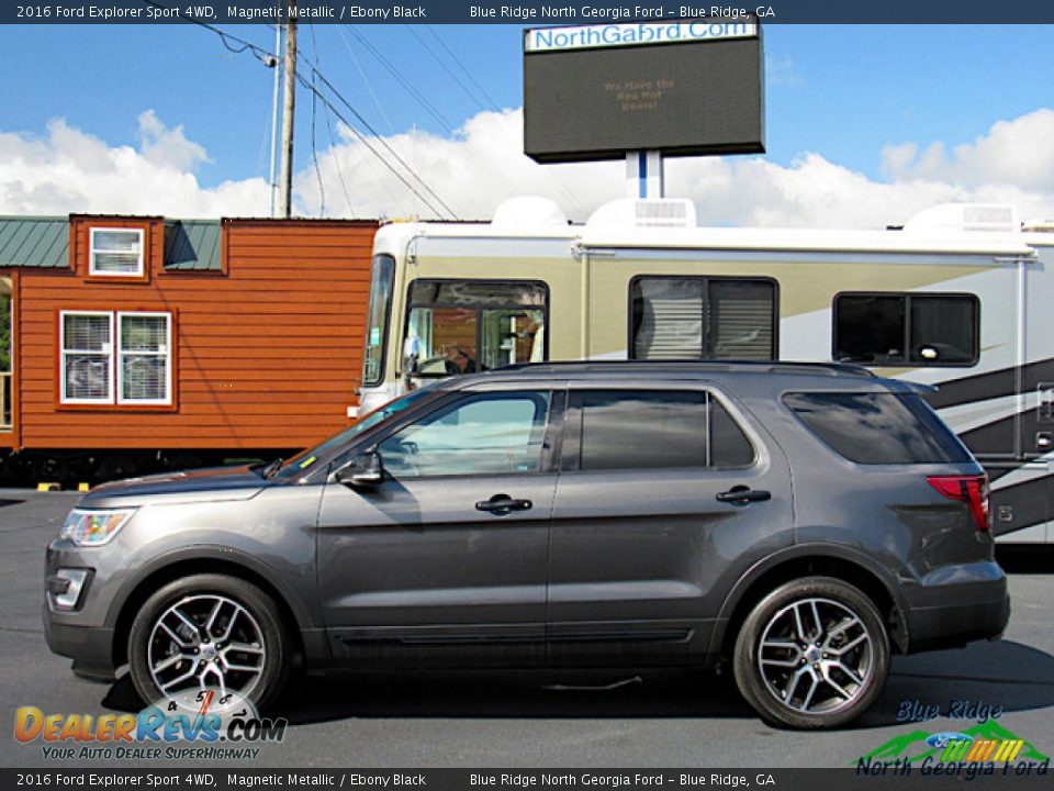 2016 Ford Explorer Sport 4WD Magnetic Metallic / Ebony Black Photo #2