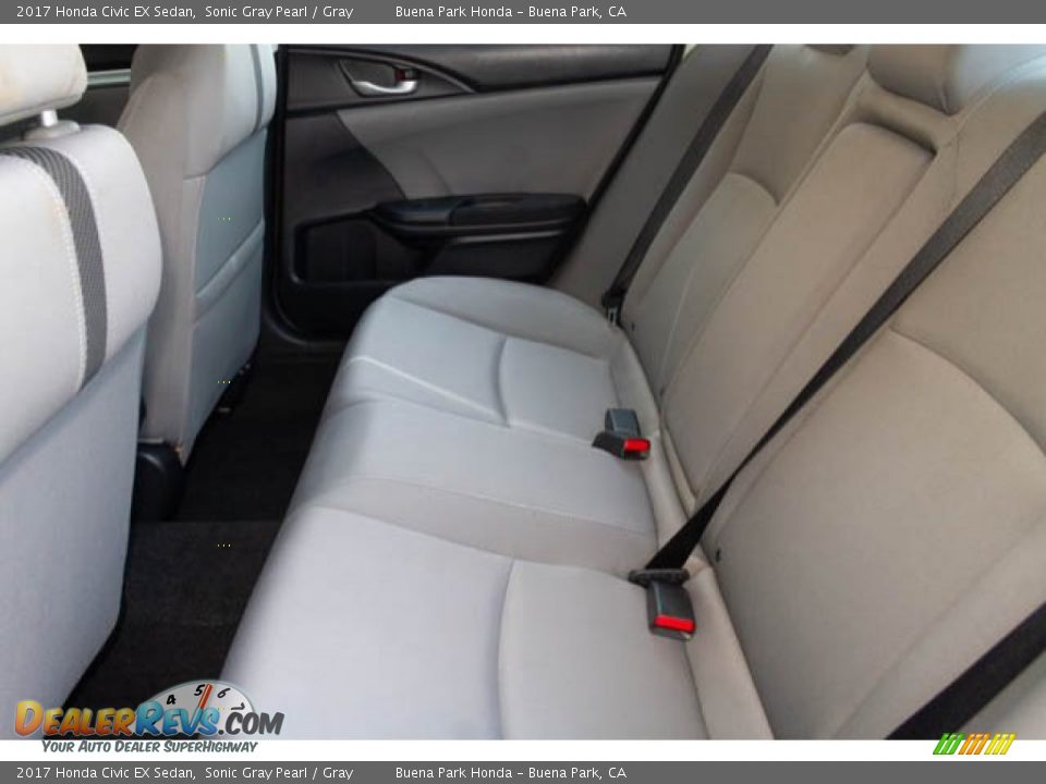 2017 Honda Civic EX Sedan Sonic Gray Pearl / Gray Photo #4