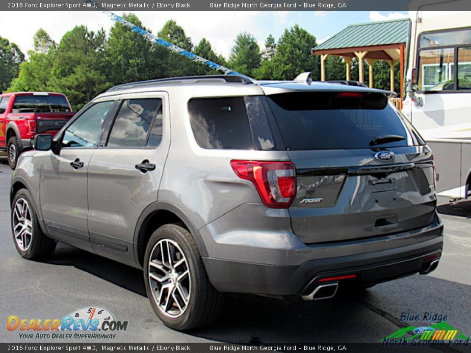 2016 Ford Explorer Sport 4WD Magnetic Metallic / Ebony Black Photo #3