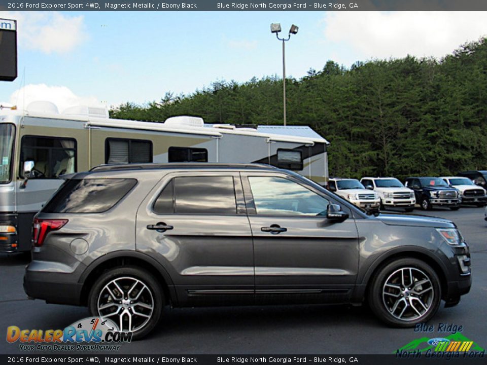 2016 Ford Explorer Sport 4WD Magnetic Metallic / Ebony Black Photo #6
