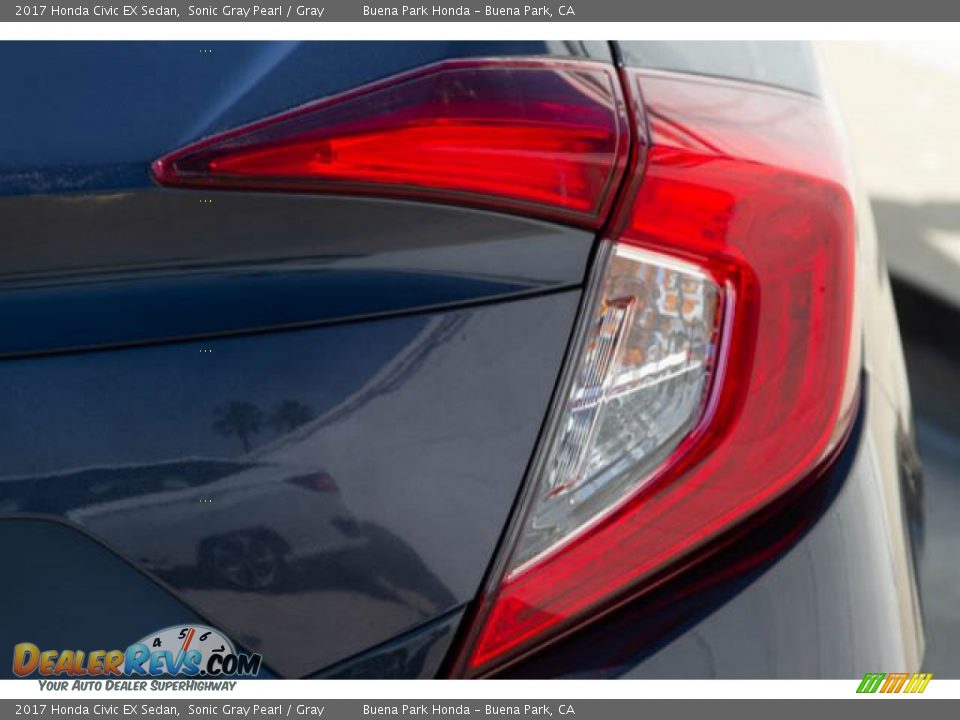 2017 Honda Civic EX Sedan Sonic Gray Pearl / Gray Photo #13