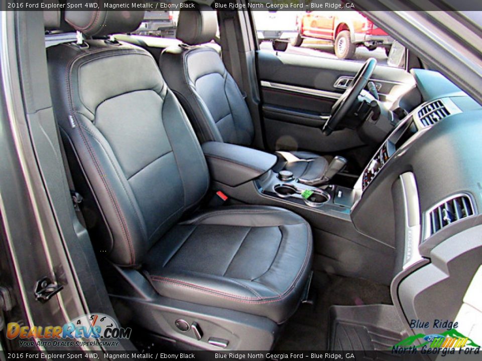 2016 Ford Explorer Sport 4WD Magnetic Metallic / Ebony Black Photo #11