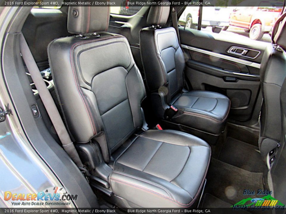 2016 Ford Explorer Sport 4WD Magnetic Metallic / Ebony Black Photo #12