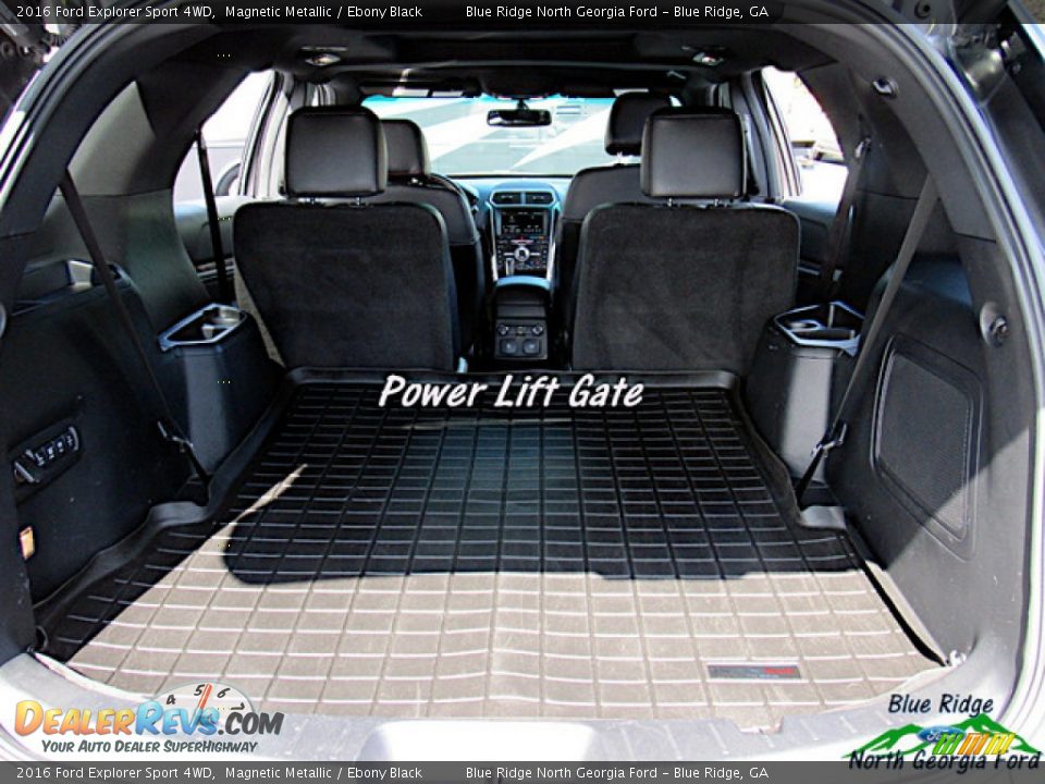 2016 Ford Explorer Sport 4WD Magnetic Metallic / Ebony Black Photo #13